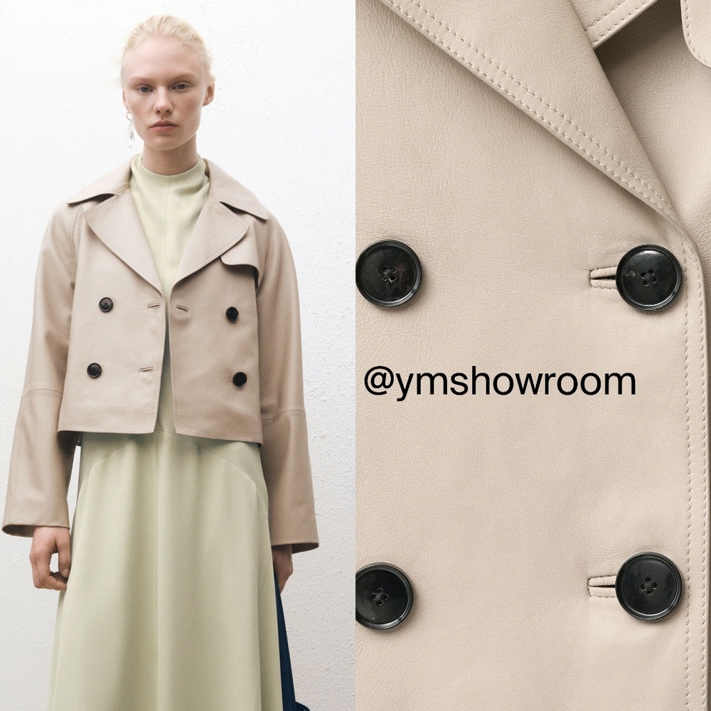 MANGO Exclusive Leather Trench